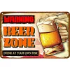 Beer area - Vintage Metal Signs(12*8Inch) - Bar