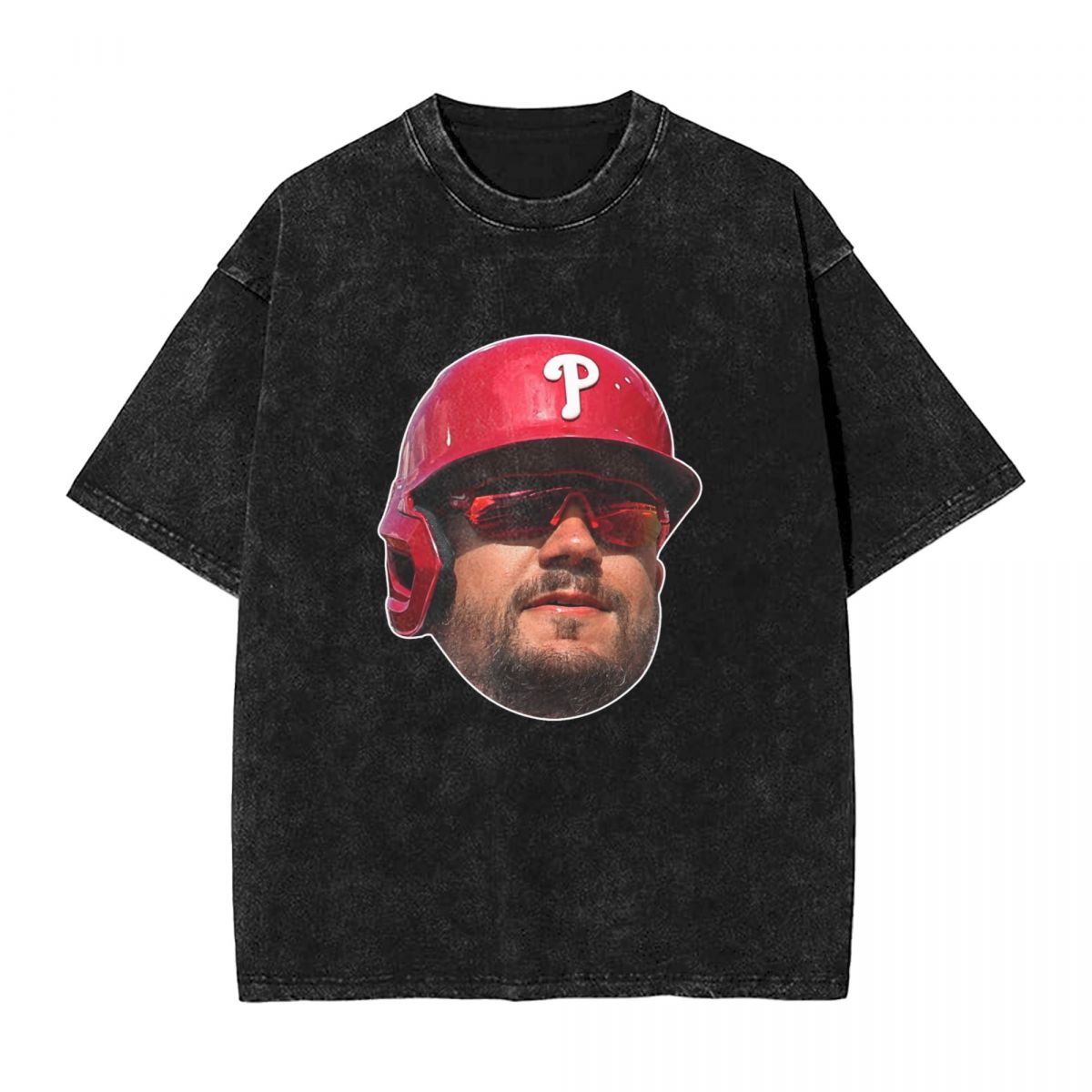 Philadelphia Phillies Kyle Schwarber Vintage Oversized T-Shirt Men's