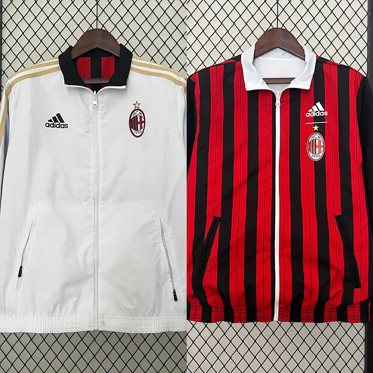 24/25 AC Milan Reversible Windbreaker Football Shirt
