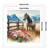 Horse-11CT Stamped Cross Stitch 40*40cm/15.75*15.75in tapestrymarket