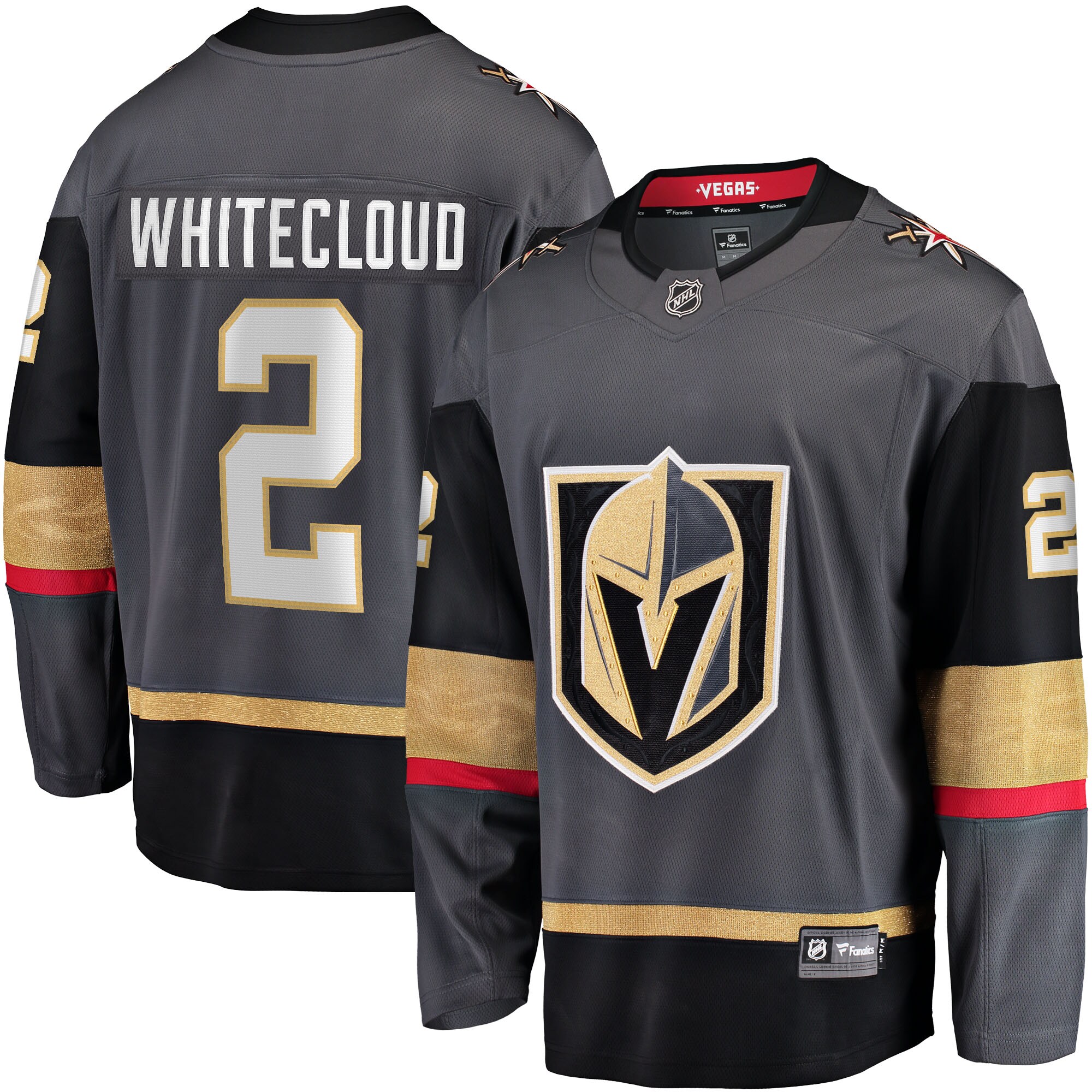Zach Whitecloud Vegas Golden Knights Fanatics Alternate Breakaway Jersey – Gray mysite