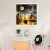 Quiet Night-18CT Stamped Cross Stitch 50*50cm/19.69*19.69in tapestrymarket