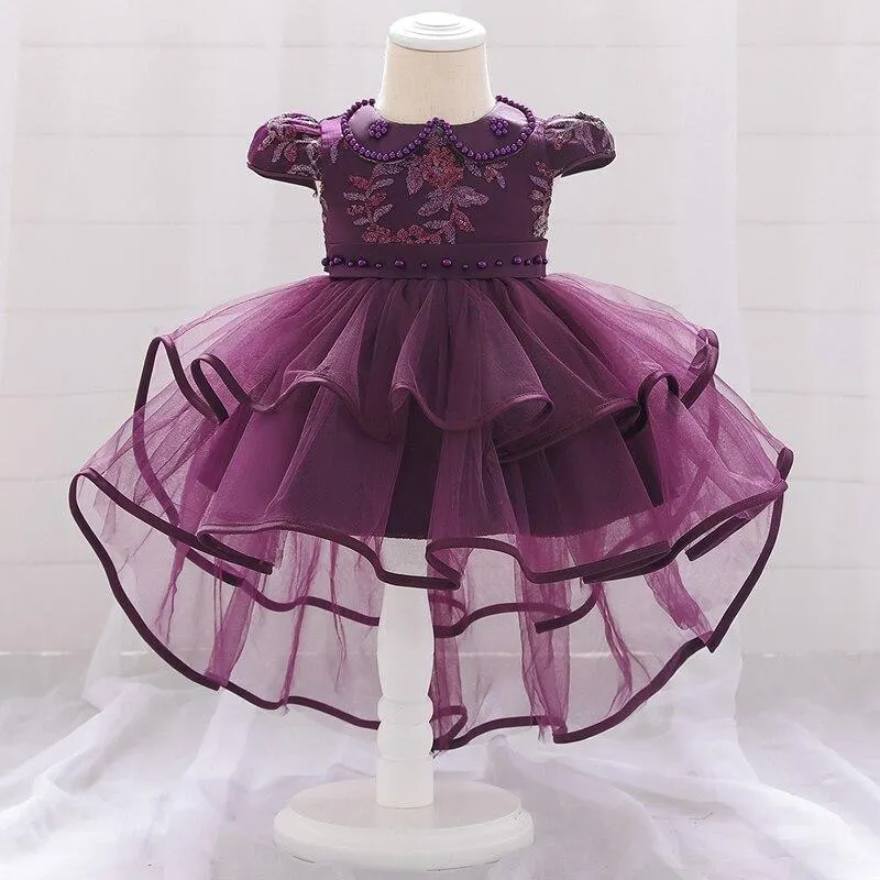 2021 Summer Newborn 1st Birthday Dress For Baby Girl Dress Butterfly Baptism Dress Wedding Princess Dresses Girl Party 1 2 Year