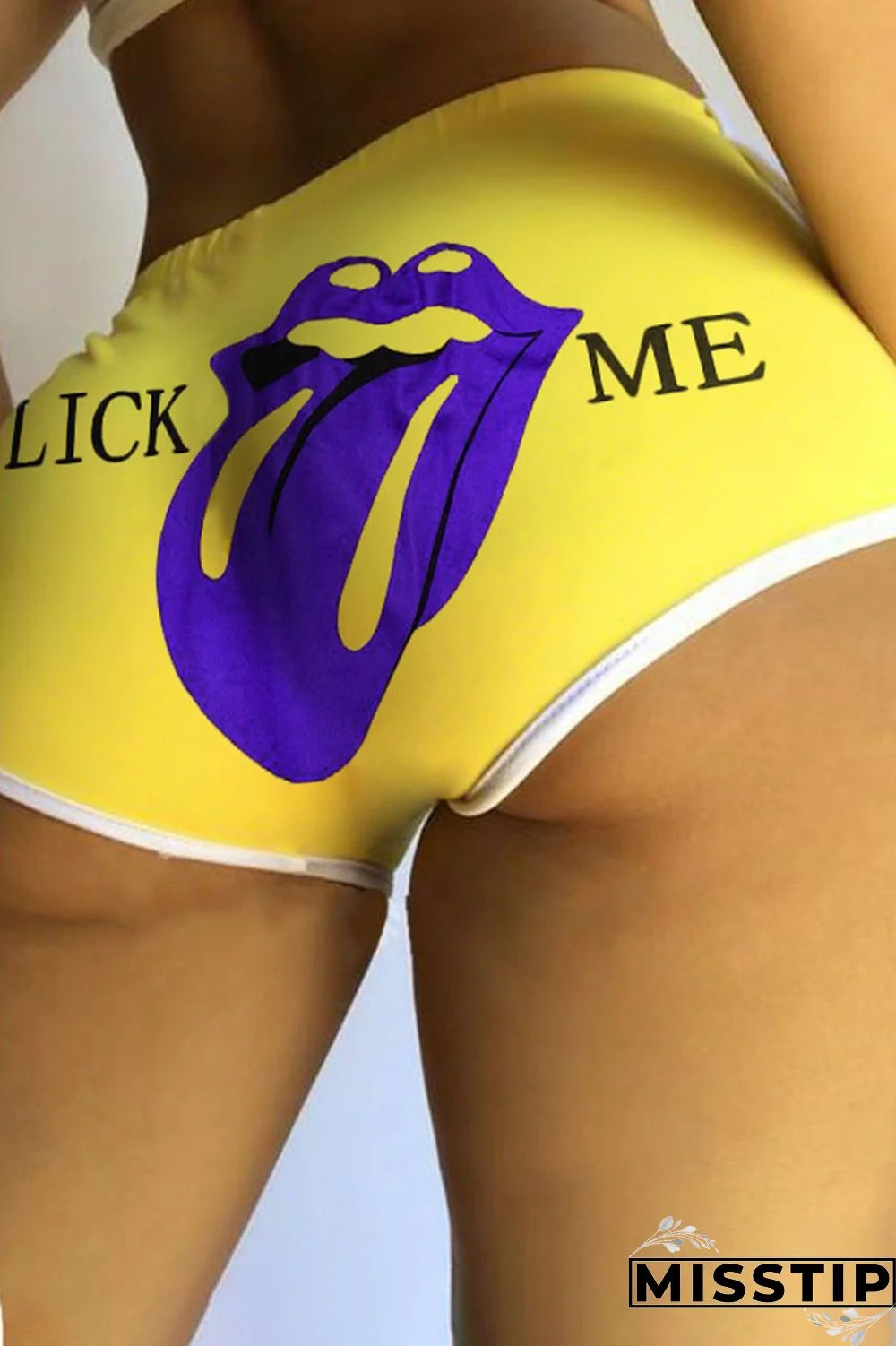 Green Sexy Print Patchwork Sports