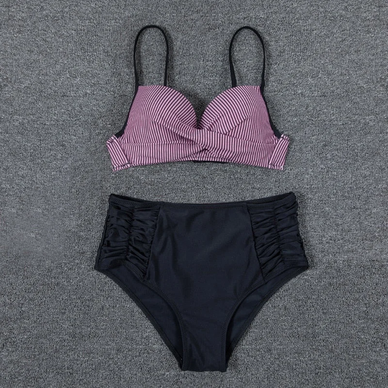 Swimwear Women Swimsuit Push Up Sexy Bikini 2021 Print Bikini Set Bathing Suit Two Piece Brazilian Beachwear Biquini Swimming XL