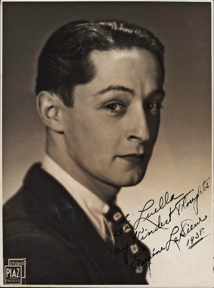 Vintage EUGENE LE SIEUR Signed Photo Poster painting - 1938