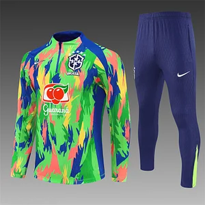 2026 Brazil Half-Zip Colorful Training Suit Football Jersey 1:1 Thai Quality Suit ﻿