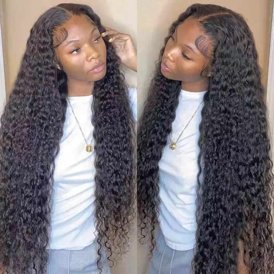 Jewtribute Hair®|Full Deep Wave Lace Frontal Wigs For Women 