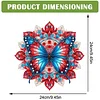 Diamond Painting 2D Flat Butterfly Mandala Pendant Wall Decor for Home & Windows