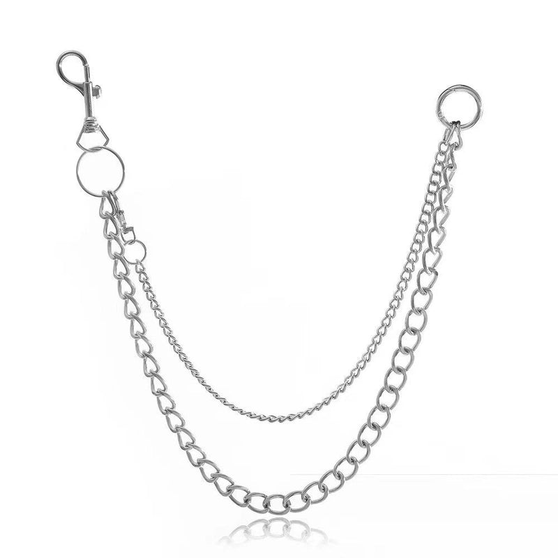 Punk Retro Metal Pants Chain Adjustable Multi-layer Waist Chain Fashion Men’s And Women’s Pants Chain