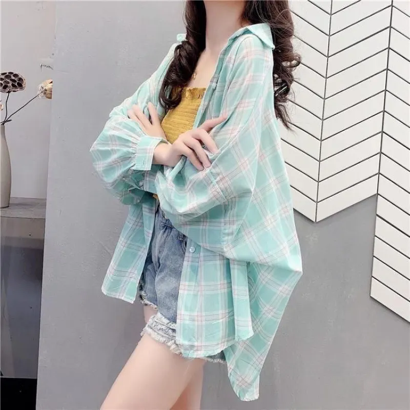 Uveng Uveng Spring And Autumn Korean Version Of The New Thin Long-Sleeved Outer Shirt Women's Gas Protection Coat Hong Kong Top