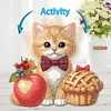 uk.everydayedeals DIY Diamond Painting Acrylic Bobble Head Decoration - Cat Foods