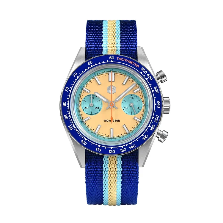 San Martin Chronograph VK64 Quartz Watch Original Design SN0116 San Martin Watch San Martin Watch