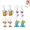 4 paires de boissons double face-bricolage
