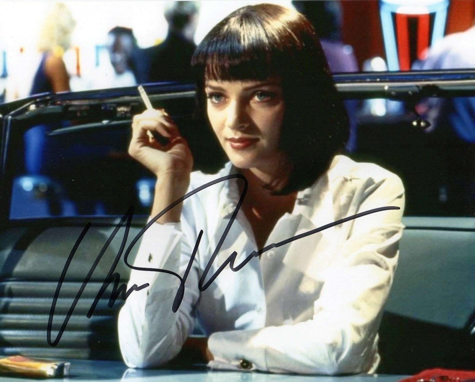 UMA THURMAN - PULP FICTION AUTOGRAPHED SIGNED A4 PP POSTER Photo Poster painting PRINT 3