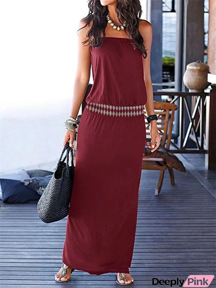 Casual Vintage Bohemia Maxi Dress