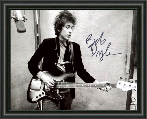 BOB DYLAN Signed Photo Poster painting - A4 AUTOGRAPHED Photo Poster painting POSTER PRINT -  POSTAGE