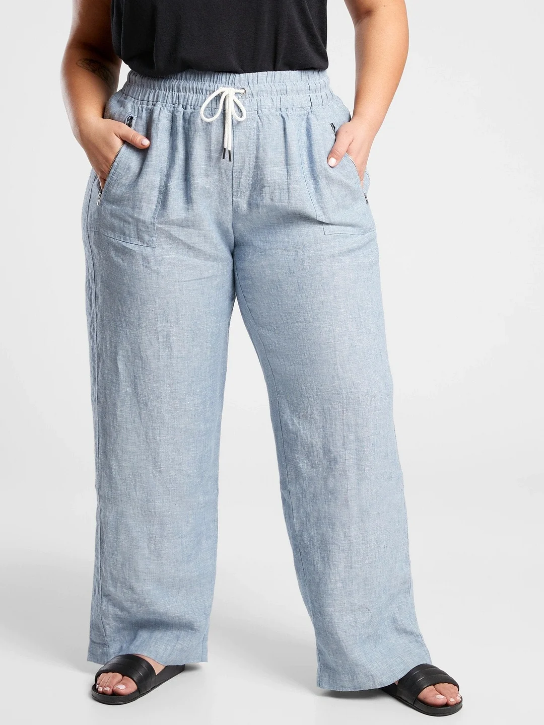 Cabo Linen Wide Leg Pant