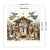 Nativity-11CT Stamped Cross Stitch 45*45cm/17.72*17.72in tapestrymarket