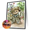 Diamond Painting -DIY Round Drill Cartoon Bear