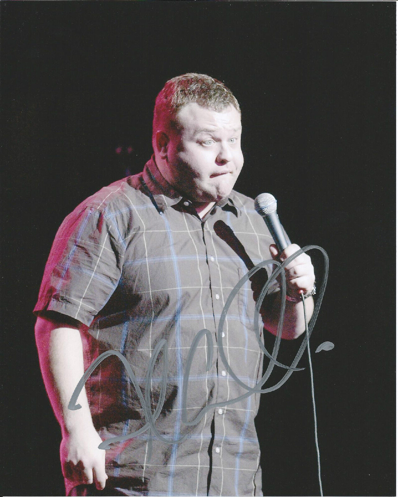 COMEDIAN FRANK CALIENDO HAND SIGNED AUTHENTIC STAND UP 8x10 Photo Poster painting w/COA