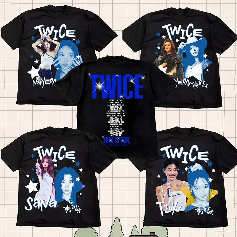 This Is For World Tour in LA Charcoal T-Shirt