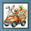 (40*40cm)Easter Bunny Car - Full Round Drill Diamond Painting