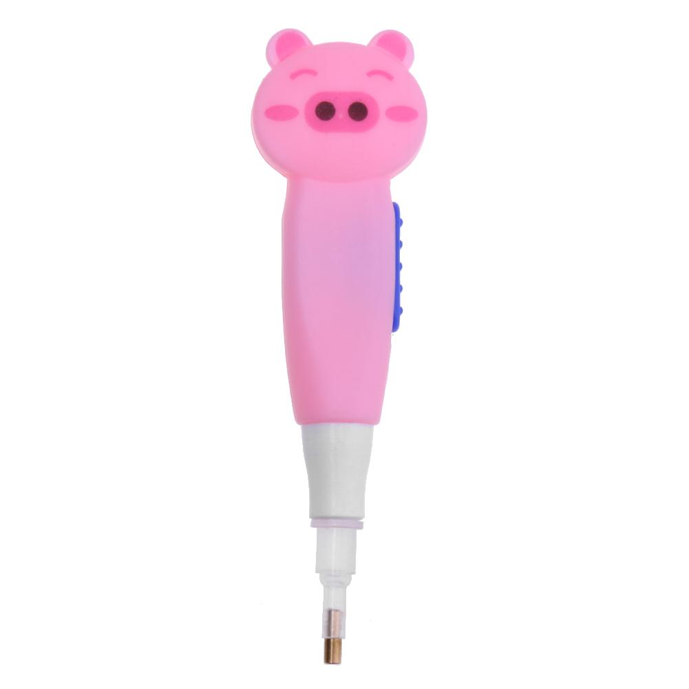 

1 Head Point Drill Pen with Light(Pig), 501 Original