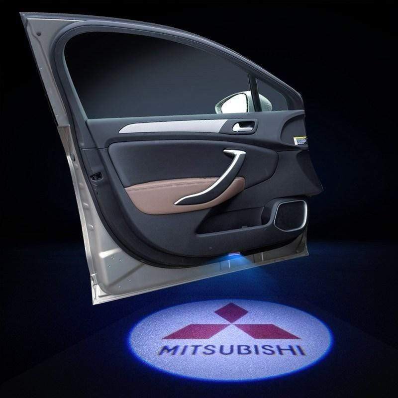2x Lumenz CL3 LED Courtesy Logo Lights Ghost Shadow for Mitsubishi voiturehub dxncar