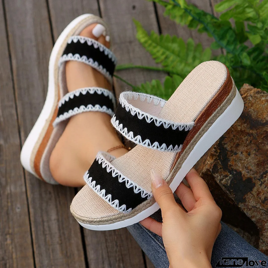 Comfortable breezy summer sandals