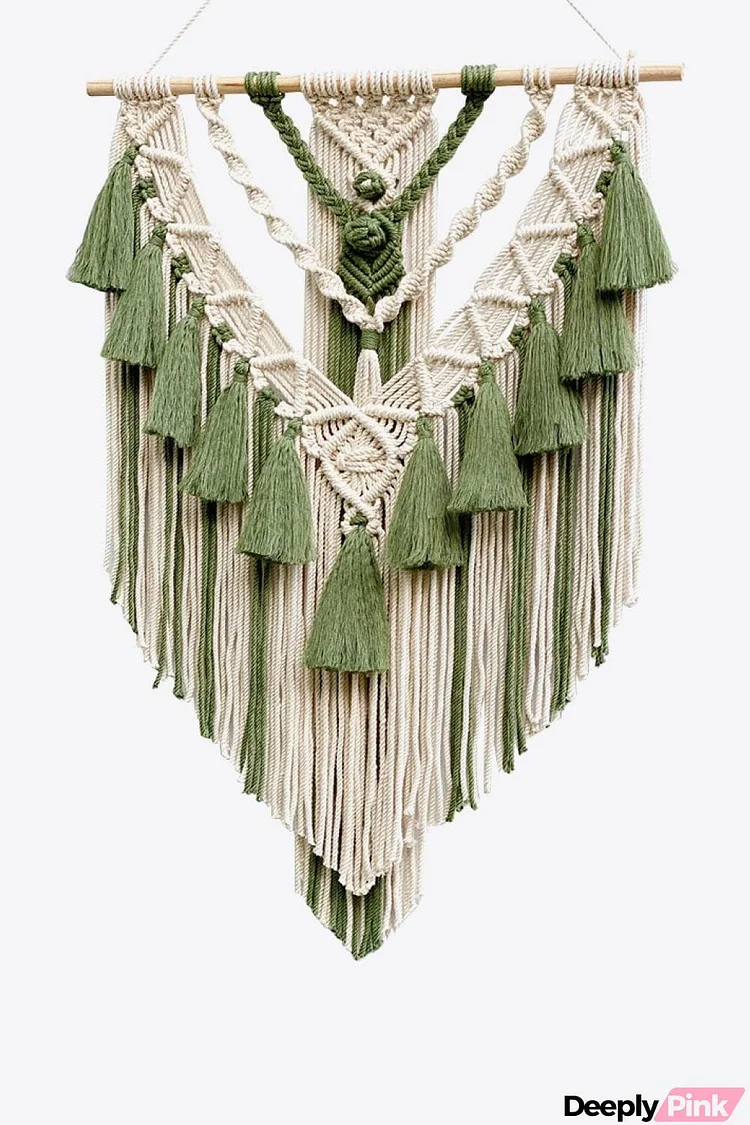 Two-Tone Macrame Wall Hanging