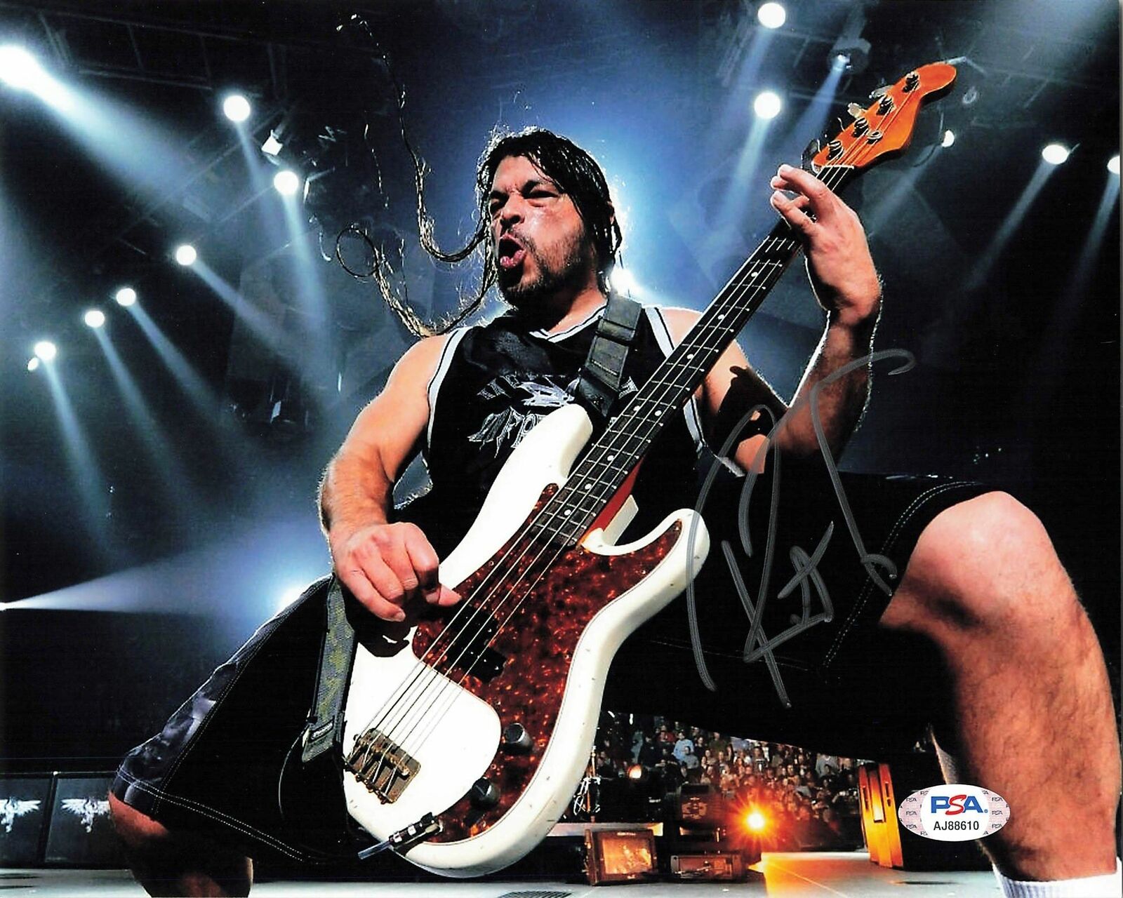 Robert Trujillo Metallica signed 8x10 Photo Poster painting PSA/DNA Autographed