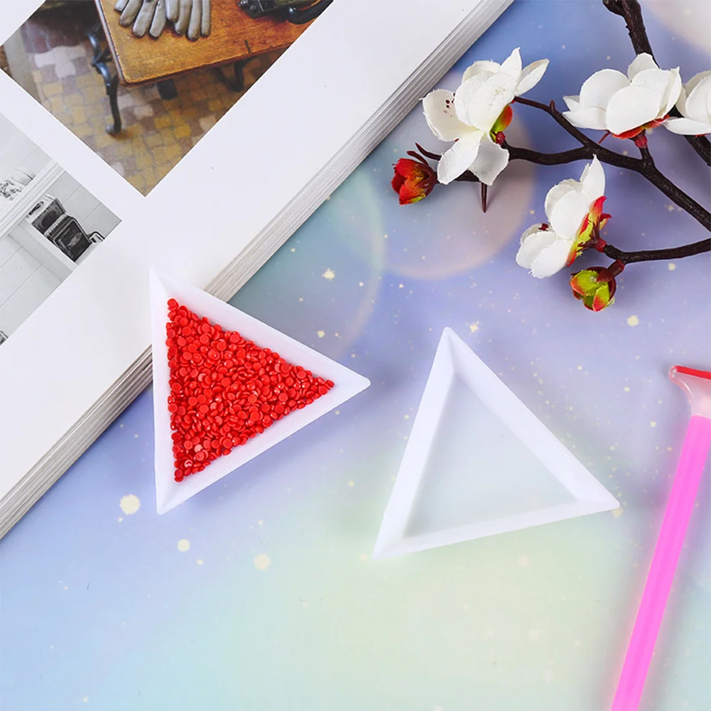 20PCS Diamond Painting Art Trays Round Bead Sorting Trays for DIY Craft Supplies