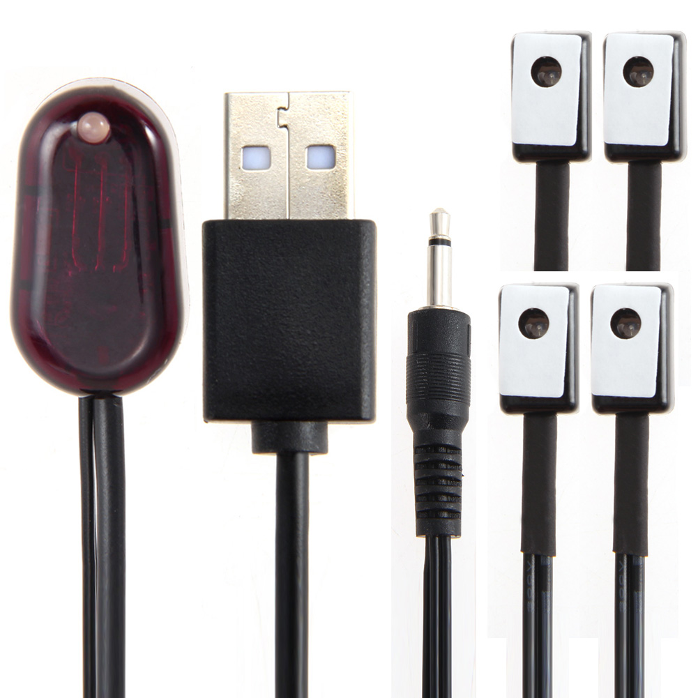 

IR Extender 1 Receiver 4 Emitter Emitters Repeater Kit Infrared Remote UK, 501 Original