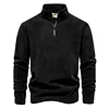 Men's Casual Outdoor Half-zip Polar Fleece Sweatshirt by Inlyline