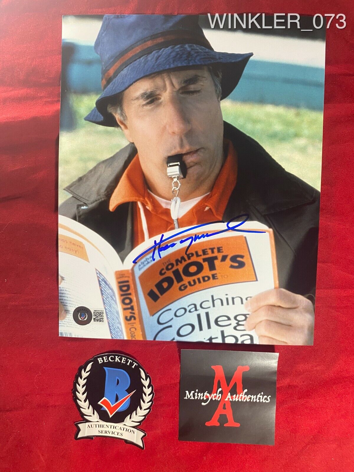 HENRY WINKLER AUTOGRAPHED SIGNED 8x10 Photo Poster painting! WATERBOY! COACH KLEIN BECKETT COA!