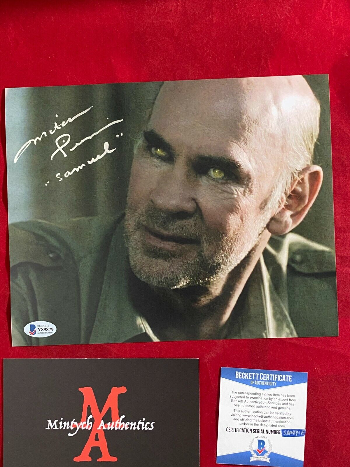 MITCH PILEGGI AUTOGRAPHED SIGNED 8x10 Photo Poster painting! SUPERNATURAL! BECKETT COA!