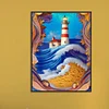 Diamond Painting-DIY Full Round Drill Lighthouse