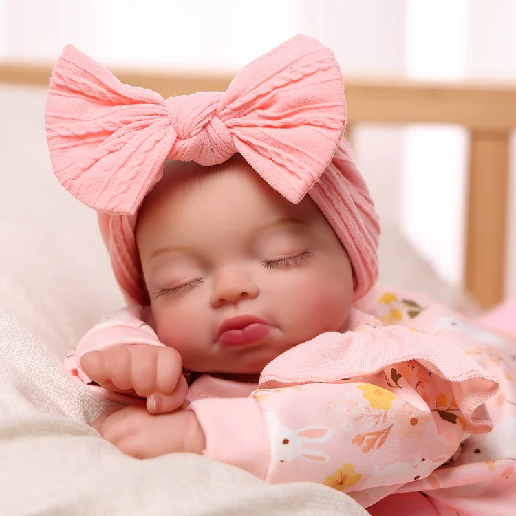 Babeside Quiet Realistic Reborn Baby Tobey 17'' Little Infant Girl Healing of the Heart