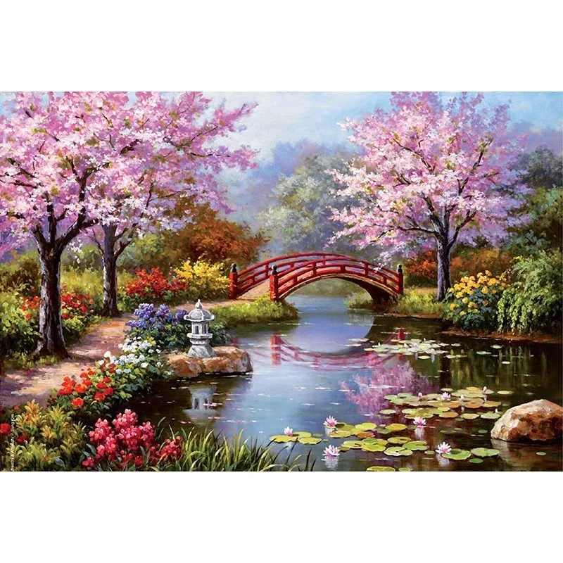 Diamond Painting - Full Round/Square Drill - Countryside View(30*40 - 50*60cm)