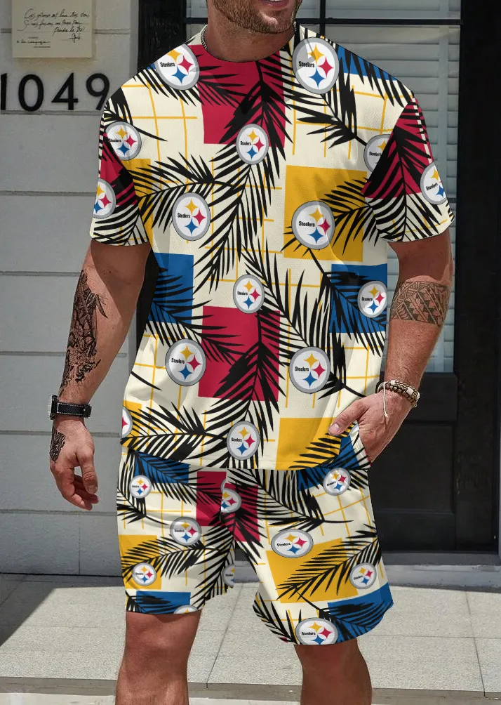Pittsburgh Steelers Limited Edition Top And Shorts Two-Piece Suits