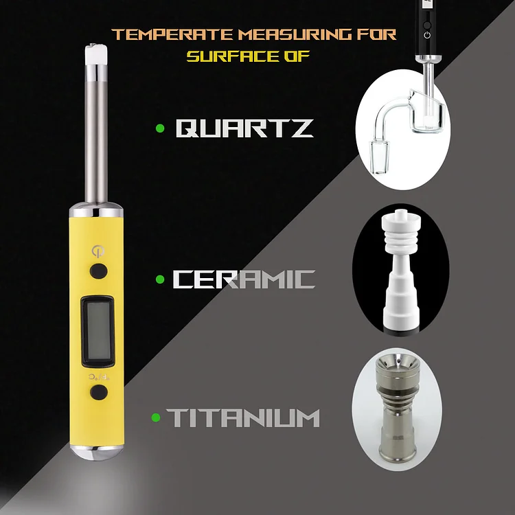 Dipwand™ Portable Stainless Steel Dab Thermometer Kits, With 2.1 inch Probe  Sensor