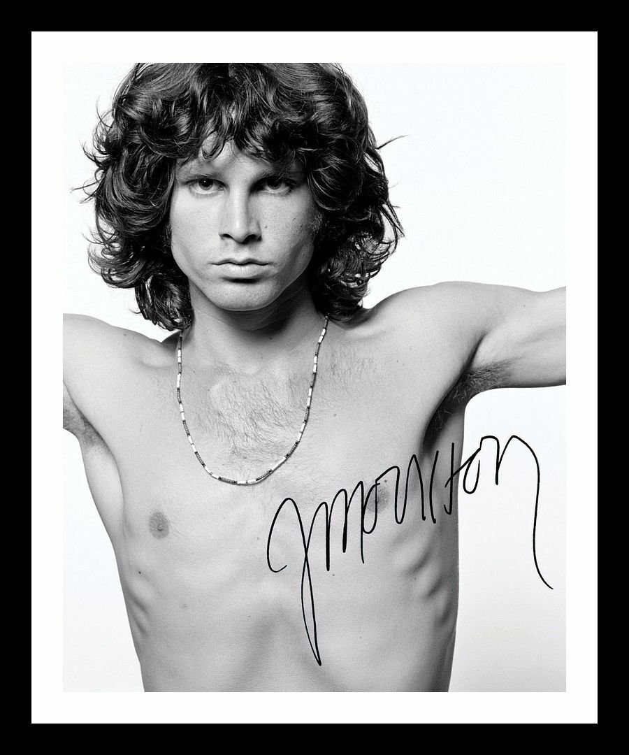 Jim Morrison - The Doors Autograph Signed & Framed Photo Poster painting 1