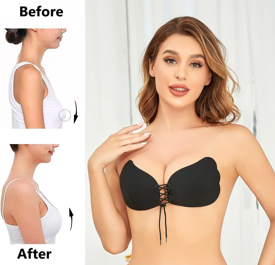 Strapless Backless Adhesive Invisible Lift up & Push up Bra-BUY 1 GET 2