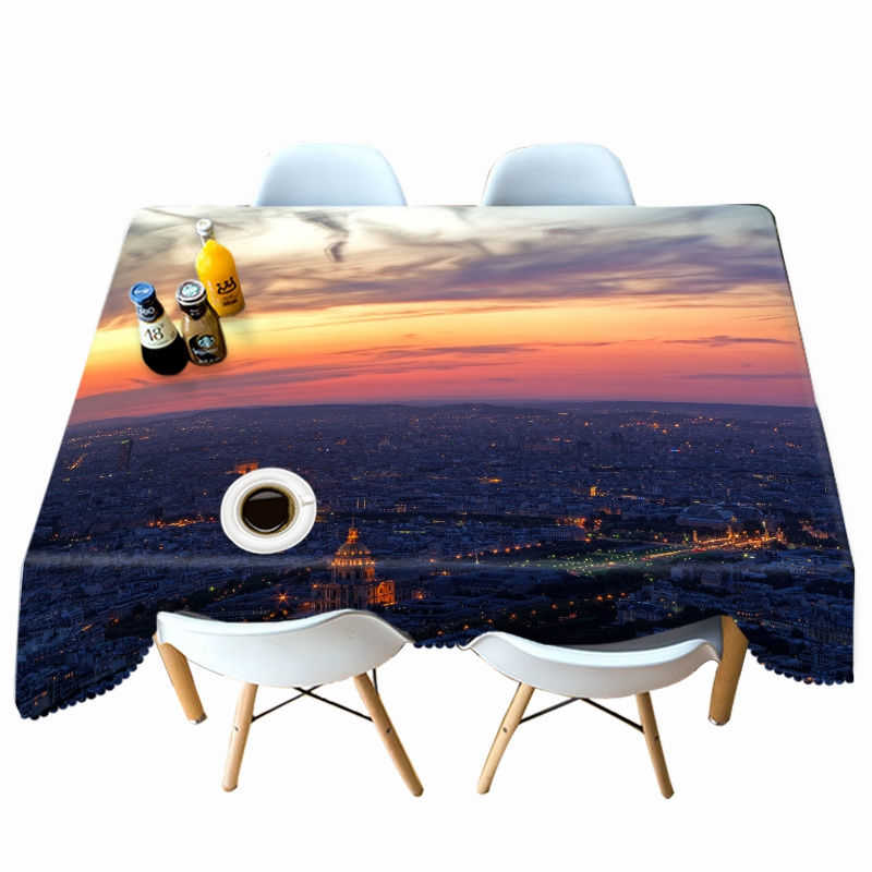 

Night Lights - 3D Tablecloth, 140*140cm, 501 Original
