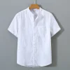 Men's Cotton and Linen Casual Shirts
