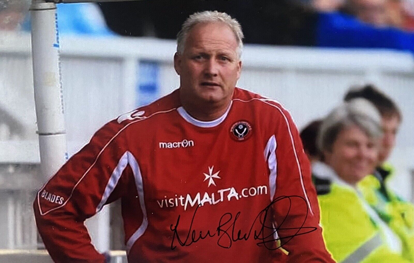 Kevin Blackwell Genuine Hand Signed Sheffield United 6X4 Photo Poster painting