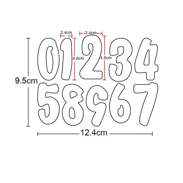 Craft Dies Metal Cutting Dies Cut Die Mold Alphabets Letter Number Scrapbooking Dies Paper Knife Mould Blade Punch Stencils Dies