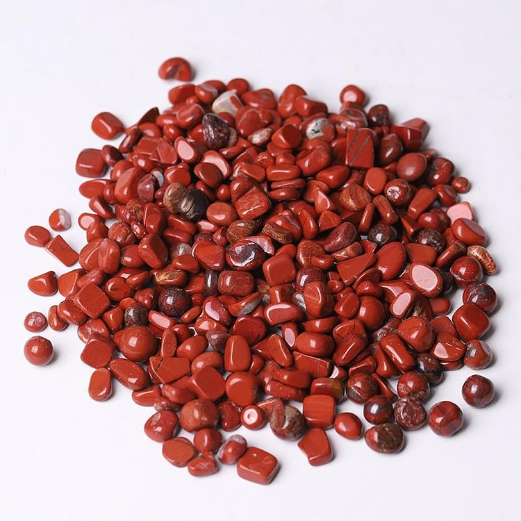 0.1kg 5-7mm Red Jasper Chips for Healing Crystal Chips