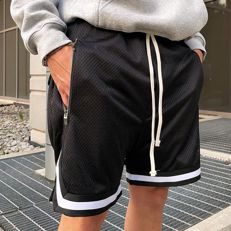 Men's Casual Sports Breathable Contrast Shorts